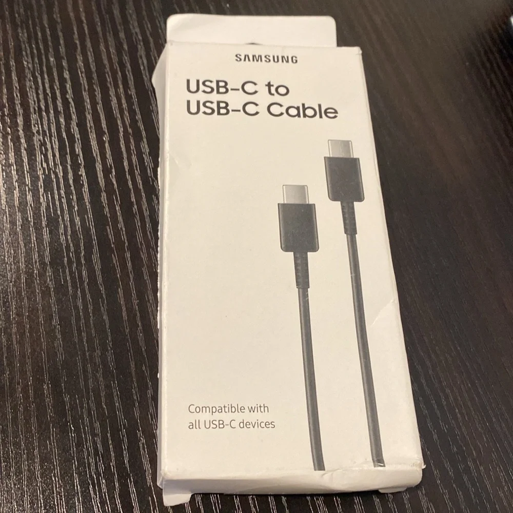New Samsung Galaxy USB-C Cable (USB-C to USB-C) - Black